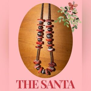 Red Spiny Oyster Shell & Navajo Pearl